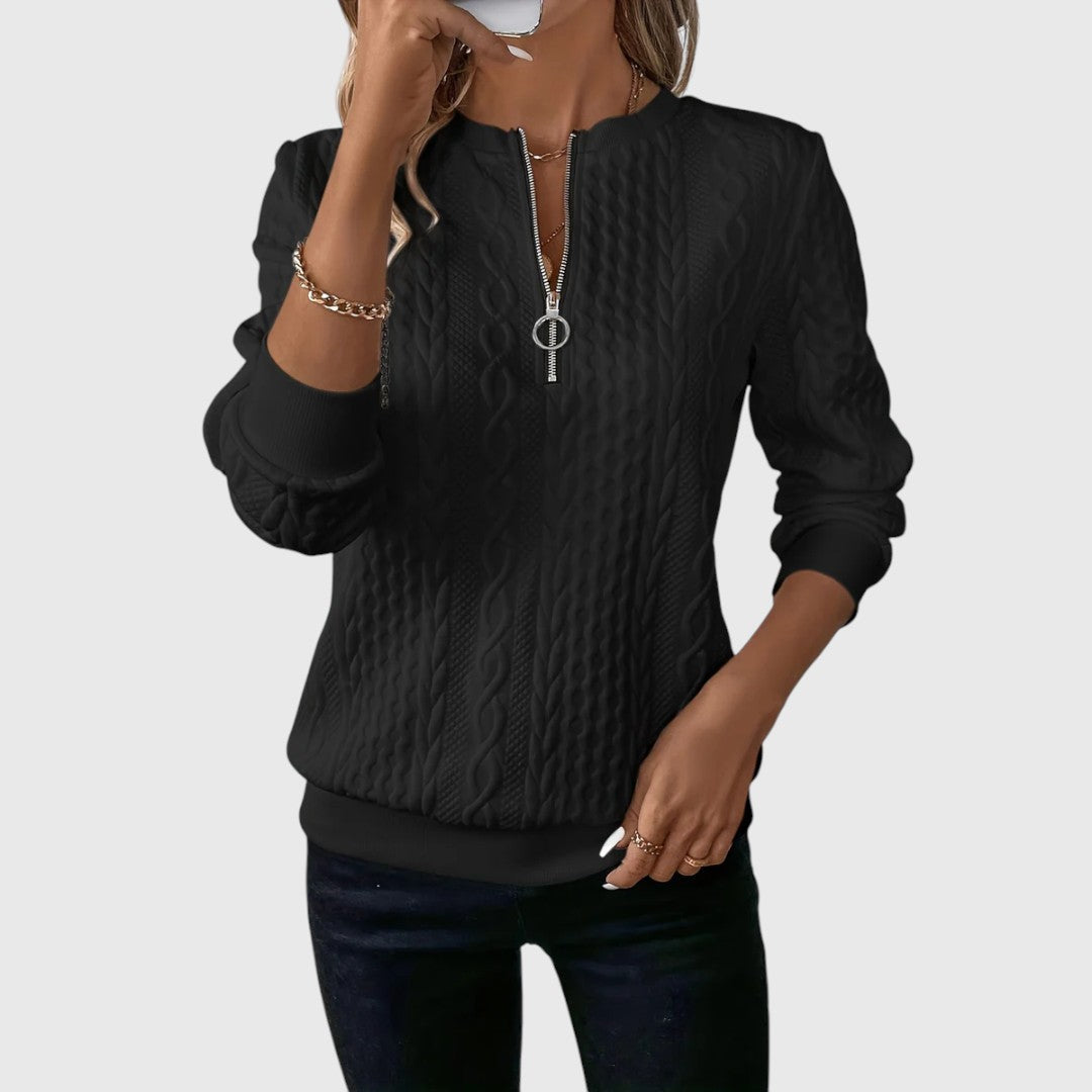 Ailene - Elegant Jumper with Zip