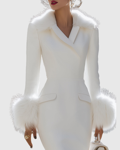 Aili | Trimmed Midi Dress