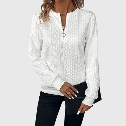 Ailene - Elegant Jumper with Zip