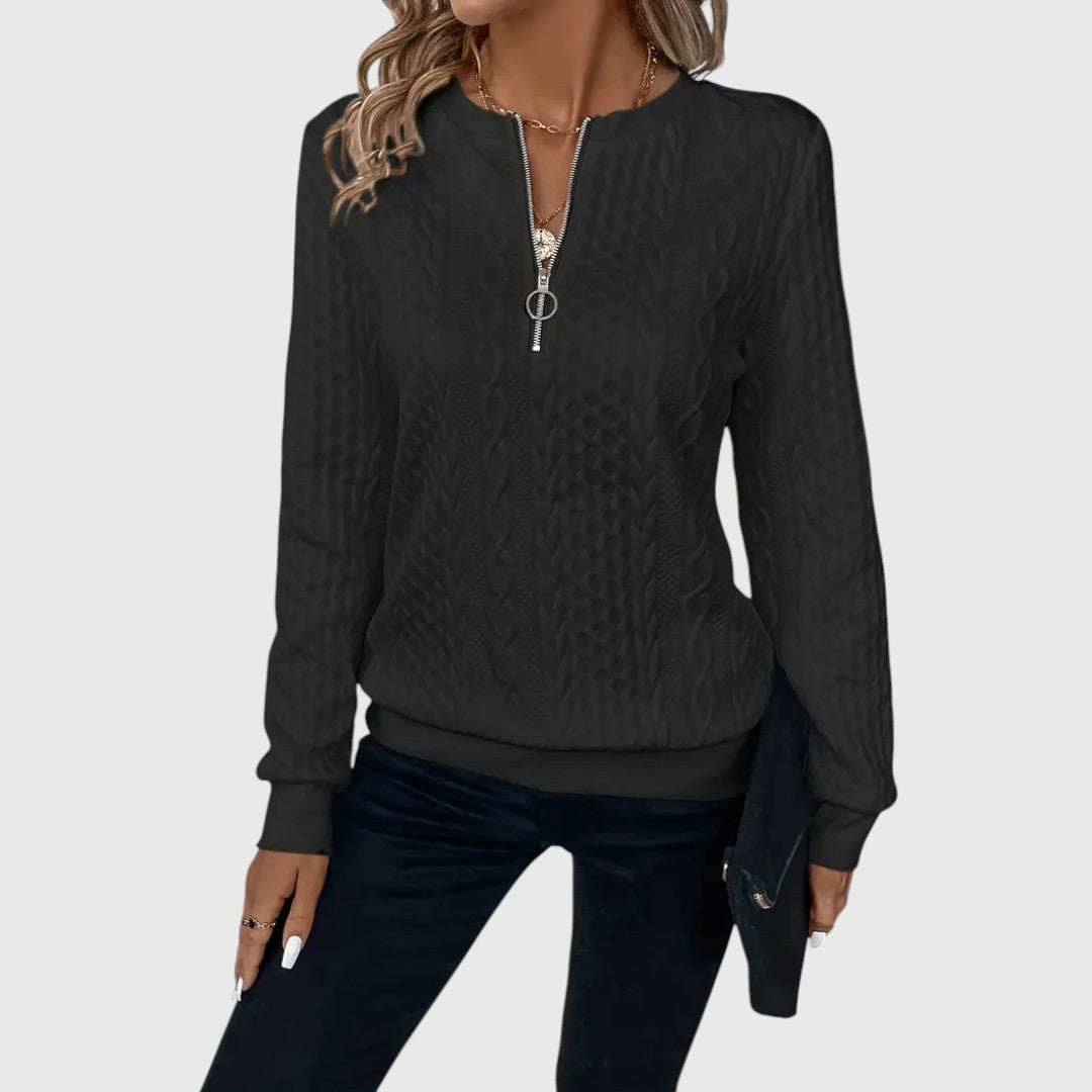 Ailene - Elegant Jumper with Zip