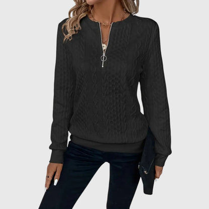 Ailene - Elegant Jumper with Zip