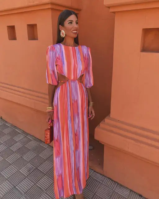 Alena™ | Elegant Backless Dress