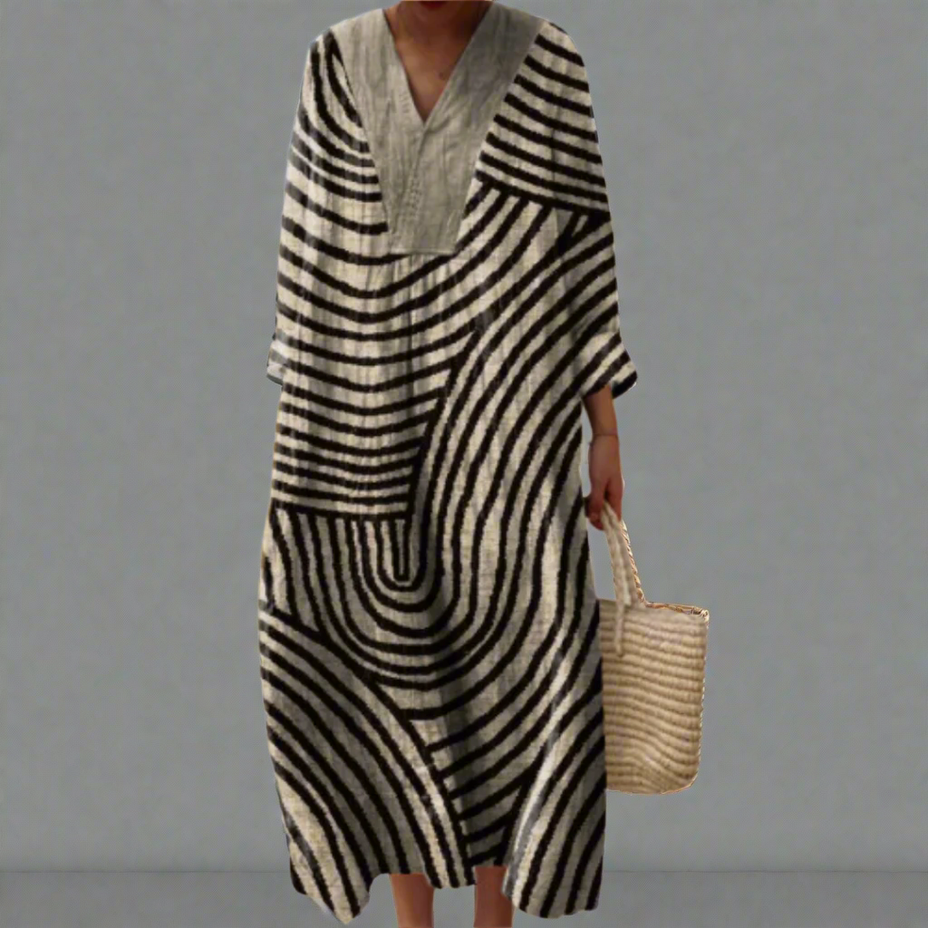 Abigail™ | Elegant Geometric Dress