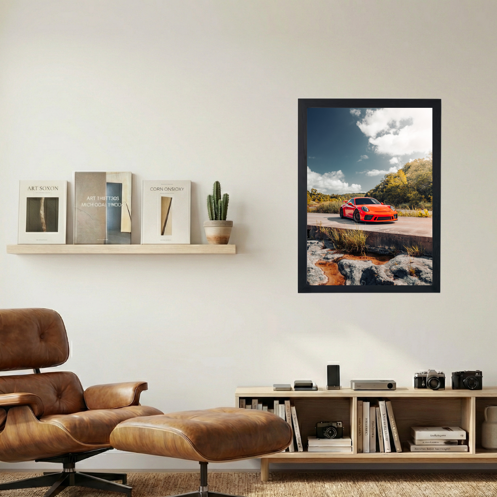 Porsche 911 'Exotic Orange' Poster
