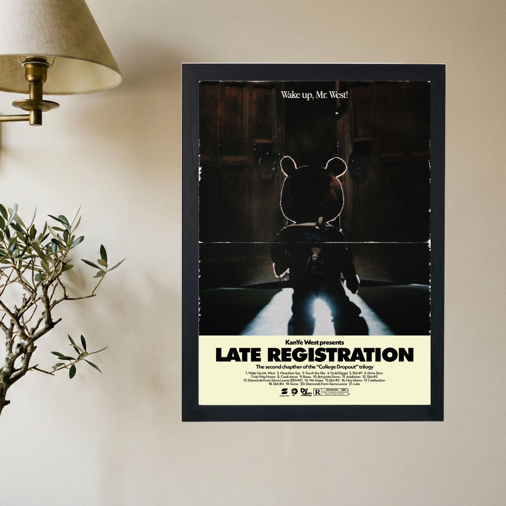 Kanye West 'Late Registration Billboard' Poster