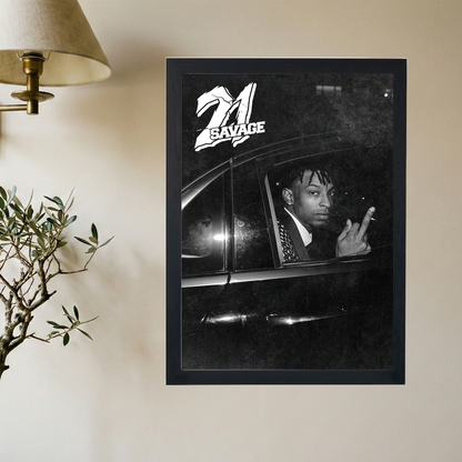 21 Savage 'Backatha Maybach' Poster
