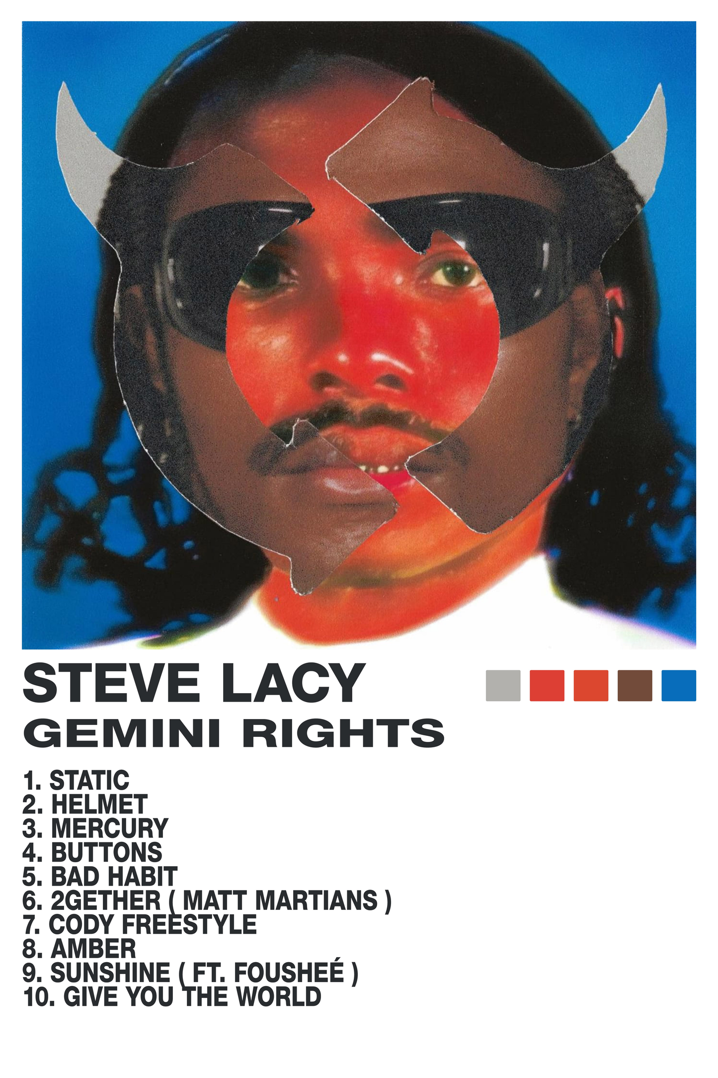 Steve Lacy 'Gemini Rights' Poster