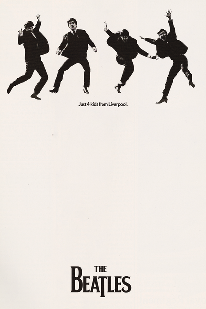 The Beatles '4 Kids From Liverpool' Poster