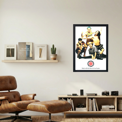 Red Hot Chili Peppers 'Blood Of Our Hearts' Poster