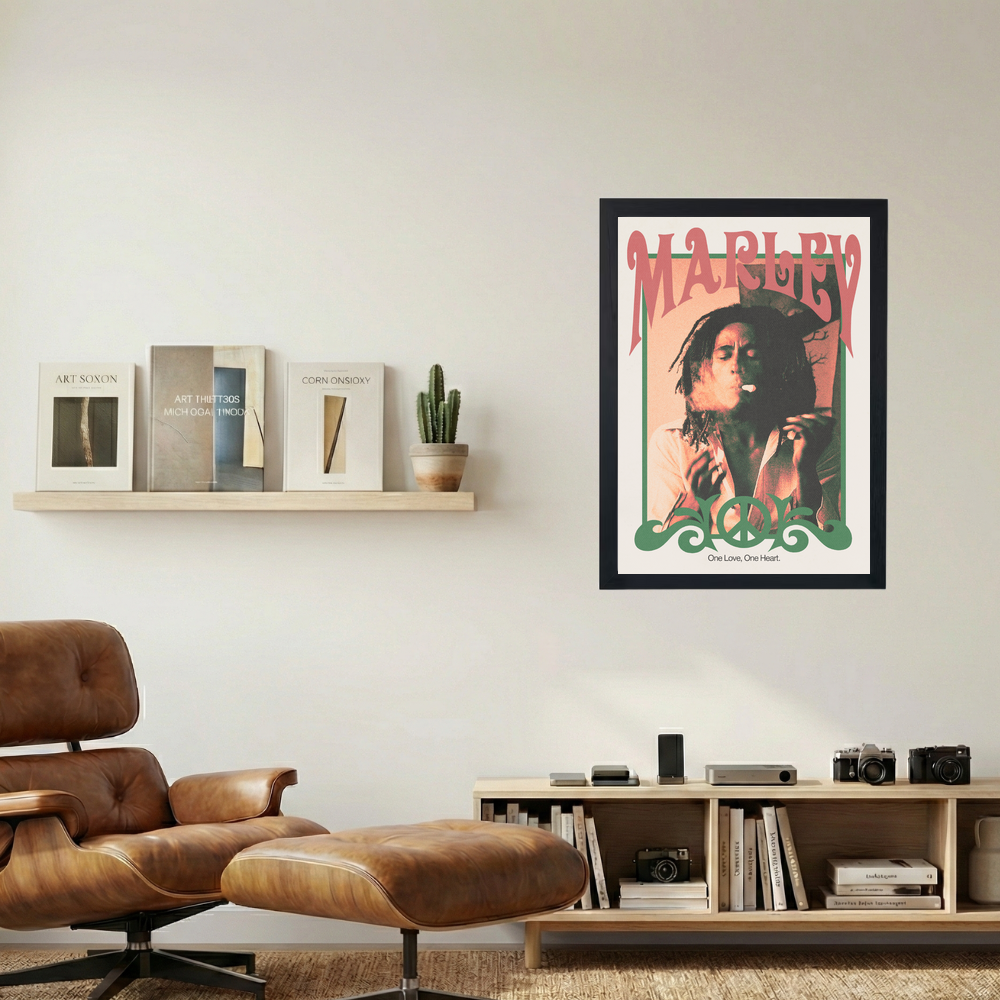Bob Marley 'One Love, One Heart' Poster