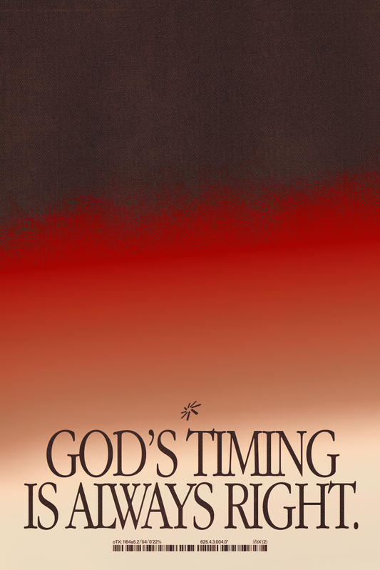 God's Timing' Poster