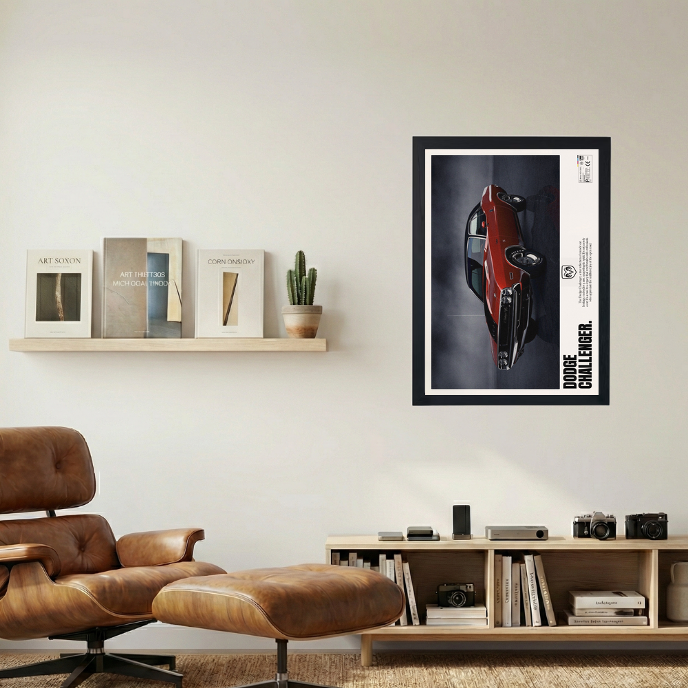 Vintage Dodge Challenger Poster