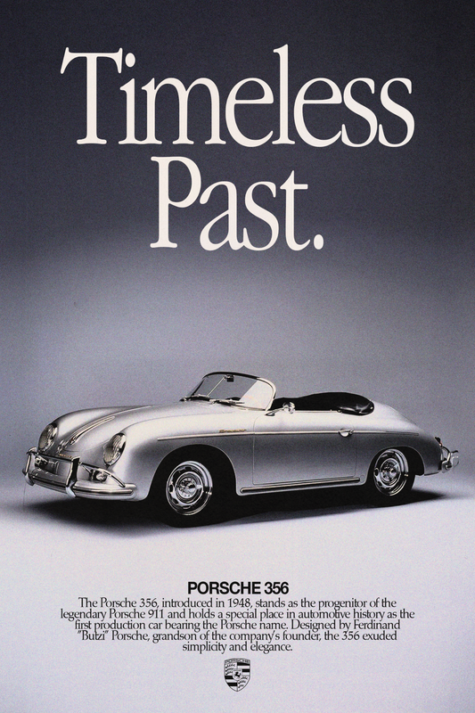 Porsche 356 'Timeless Past' Poster