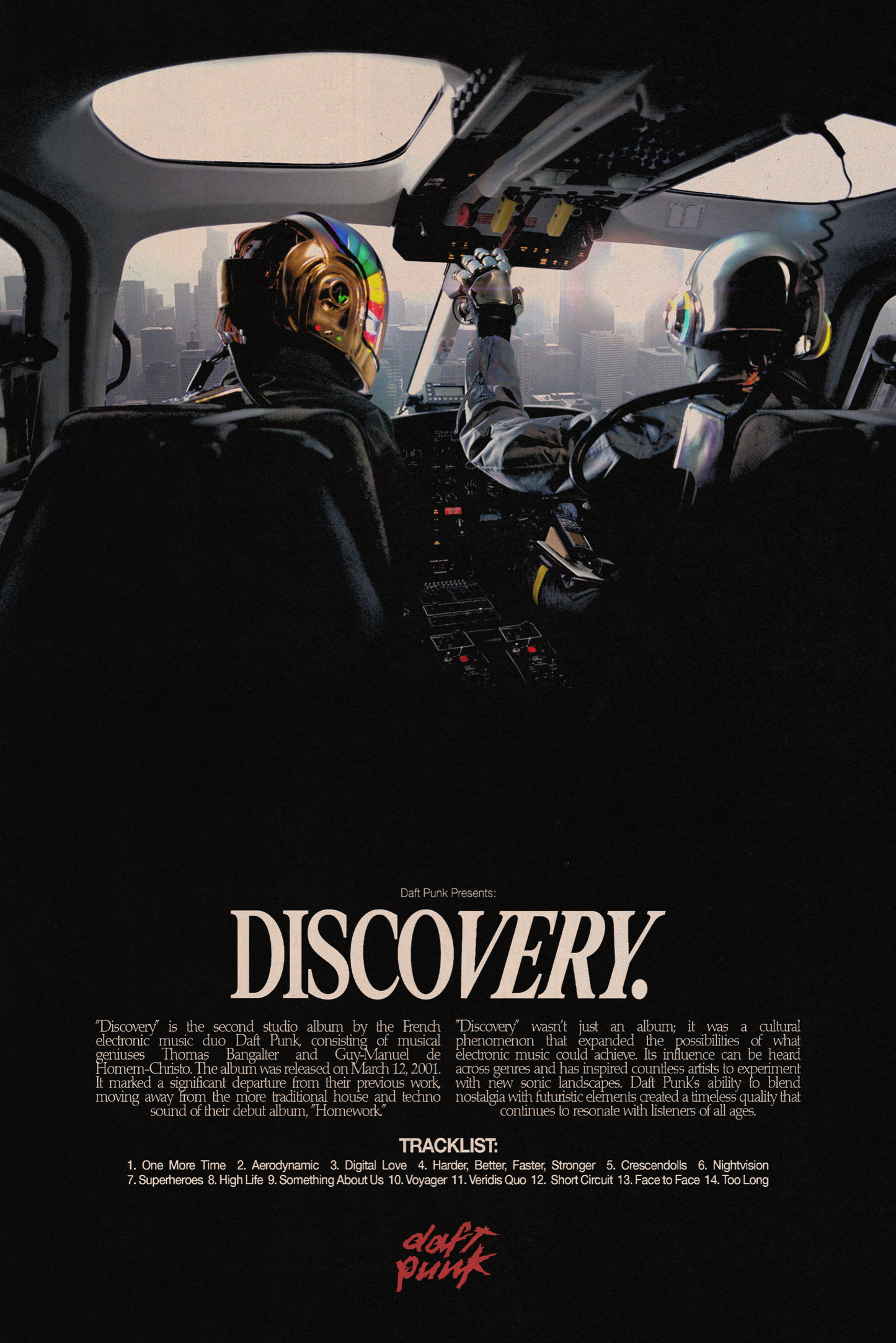 Daft Punk 'Discovery' Poster V3
