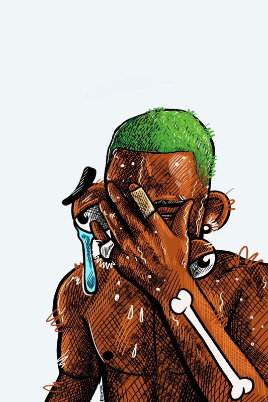 Frank Ocean 'Bones Feeling Dense' Poster