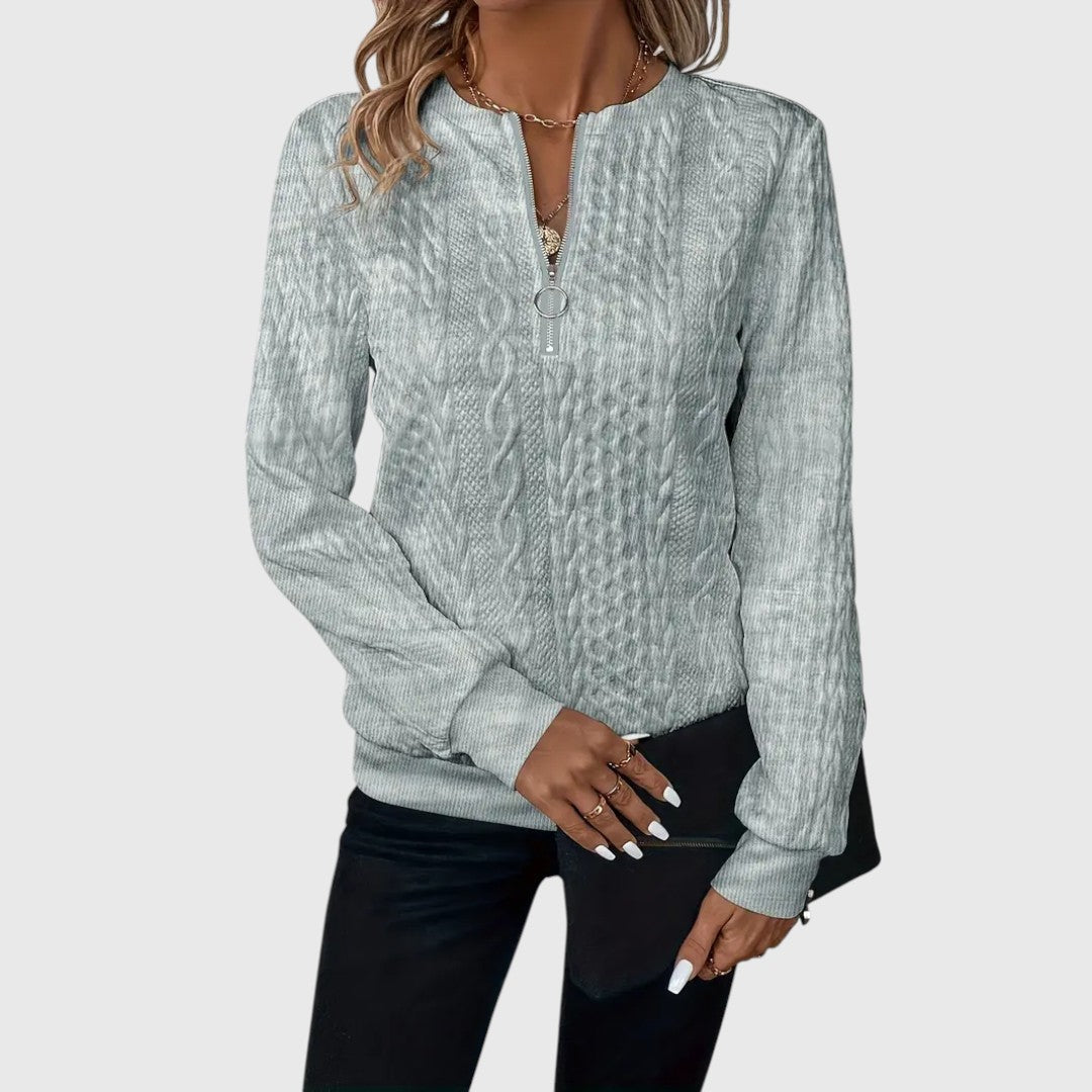 Ailene - Elegant Jumper with Zip