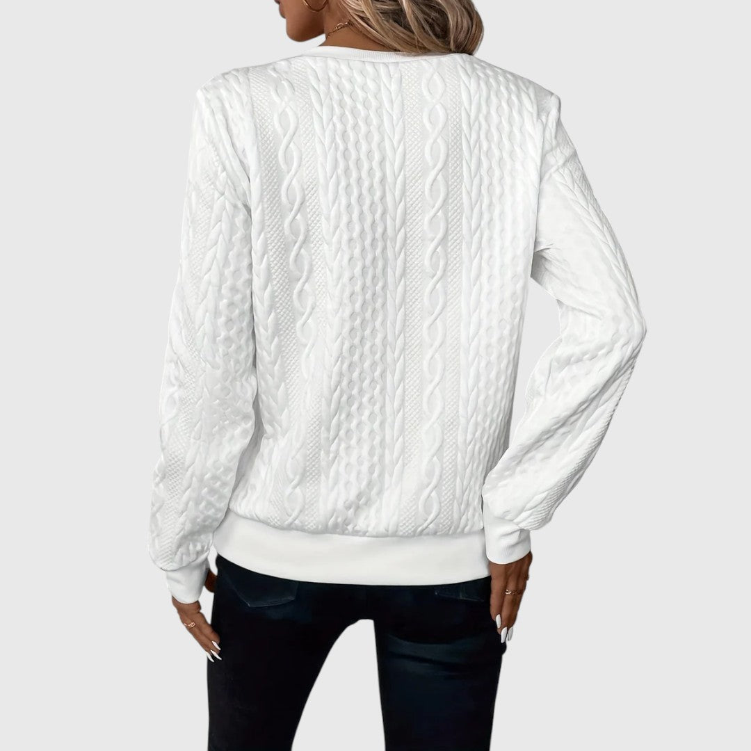 Ailene - Elegant Jumper with Zip