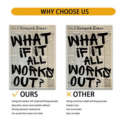 Vintage New York Times Poster