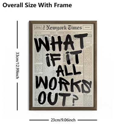 Vintage New York Times Poster