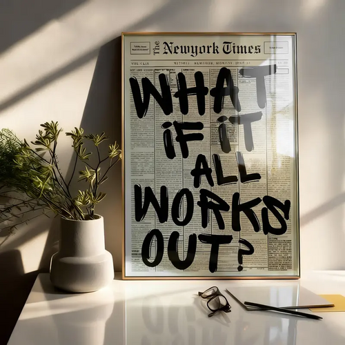 Vintage New York Times Poster