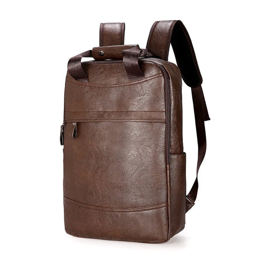Alexander | Elegant Leather Laptop Backpack for the Modern Professional