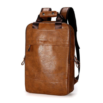 Alexander | Elegant Leather Laptop Backpack for the Modern Professional