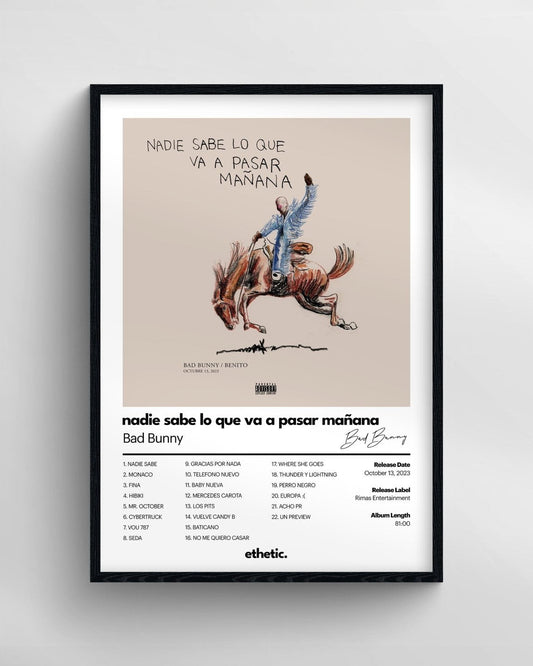 nadie sabe lo que va a pasar mañana