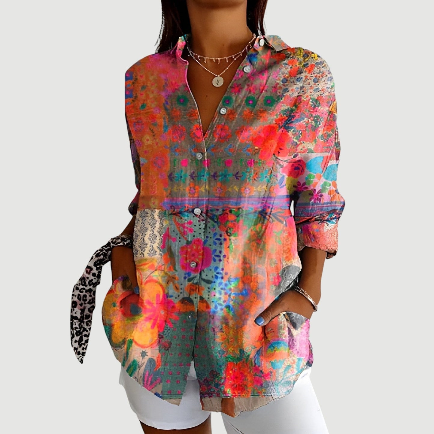 Alma™ | Artistic Bloom Blouse